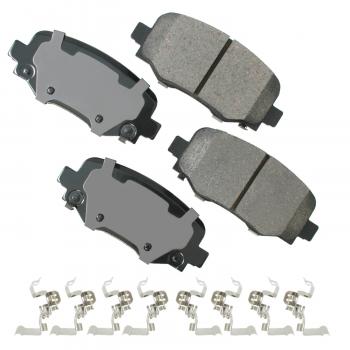 2018 Jeep Compass Disc Brake Pad Rear Akebono ACT1734 image 1 of 1