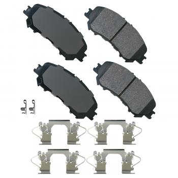2019 Nissan Rogue Sport Disc Brake Pad Front Akebono ACT1737 image 1 of 1