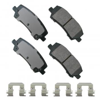 2017 Ford Mustang Disc Brake Pad Rear Akebono ACT1793 image 1 of 1