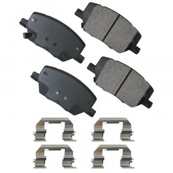 2018 Jeep Compass Disc Brake Pad Front Akebono ACT1811 image 1 of 1