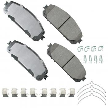 2023 Jeep Cherokee Disc Brake Pad Front Akebono ACT1843 image 1 of 1