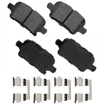 2019 Chevrolet Bolt EV Disc Brake Pad Rear Akebono ACT1857 image 1 of 1