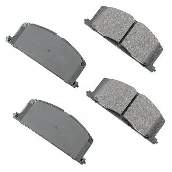 1989 Geo Prizm Disc Brake Pad Front Akebono ACT242 image 1 of 1
