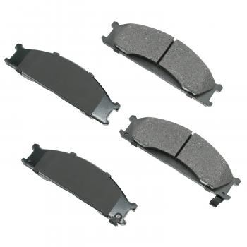 1988 Nissan Van Disc Brake Pad Front Akebono ACT333 image 1 of 1