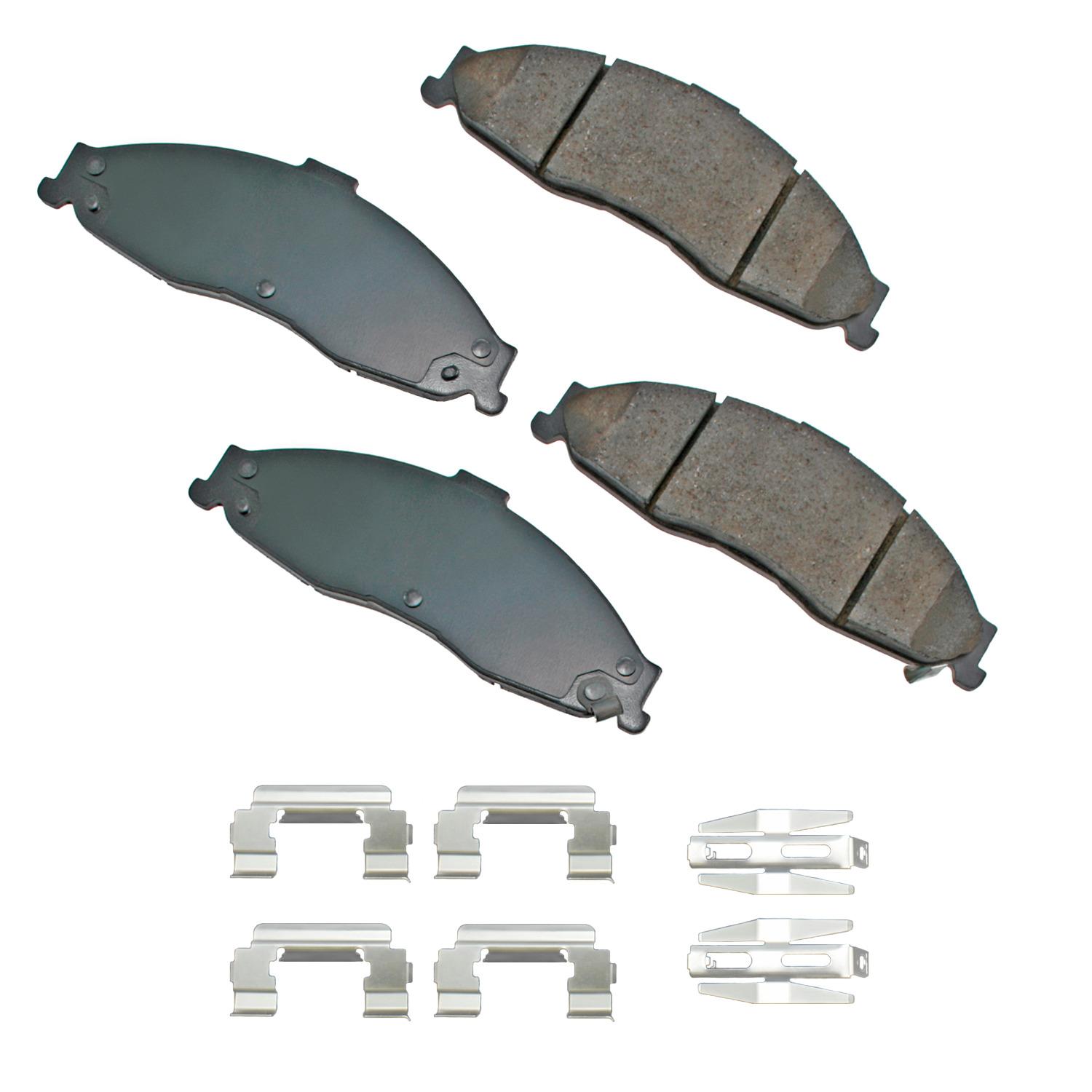 Akebono ACT749 - Disc Brake Pad Akebono ACT749 Disc Brake Pad product image 1 of 1