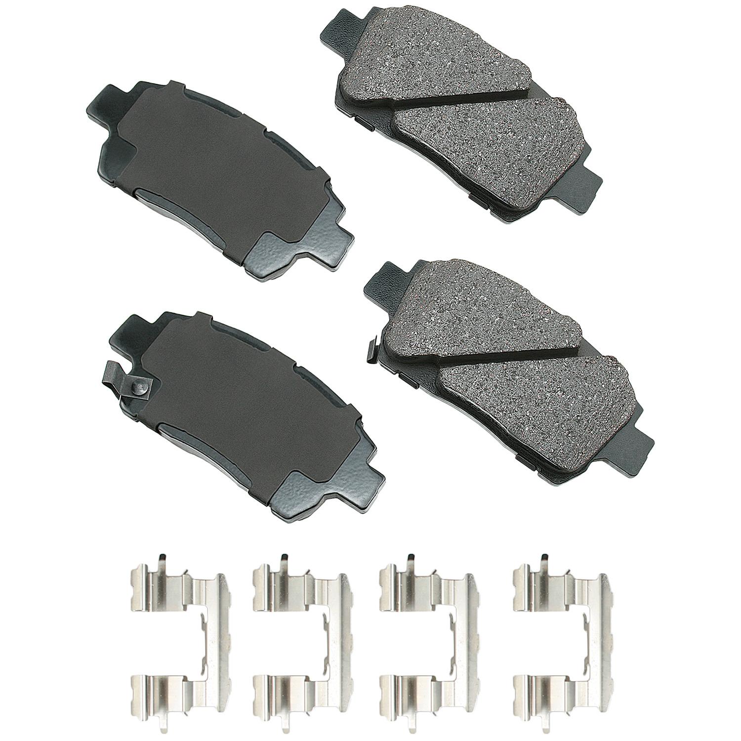Akebono ACT822A - Disc Brake Pad Akebono ACT822A Disc Brake Pad product image 1 of 1