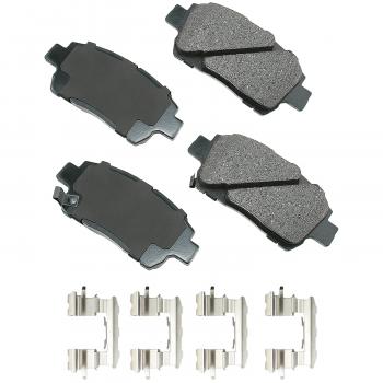 2006 Scion xA Disc Brake Pad Front Akebono ACT822A image 1 of 1