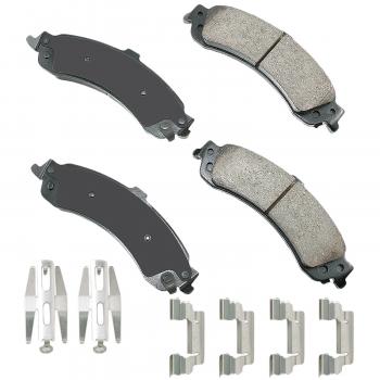 2001 Chevrolet Tahoe Disc Brake Pad Rear Akebono ACT834A image 1 of 1