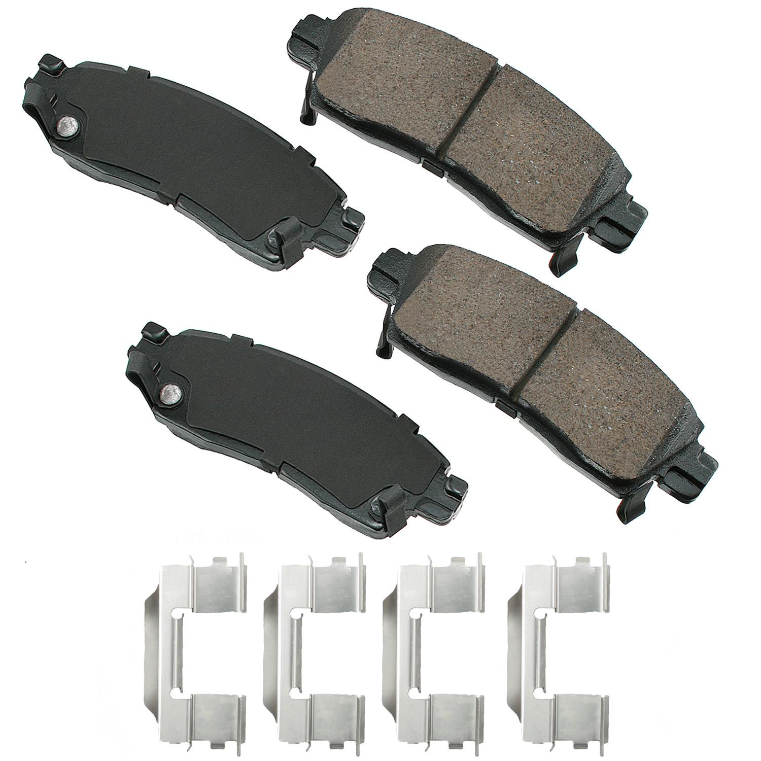 Akebono ACT883 - Disc Brake Pad Akebono ACT883 Disc Brake Pad product image 1 of 1