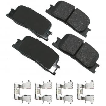 2002 Toyota Highlander Disc Brake Pad Rear Akebono ACT885 image 1 of 1