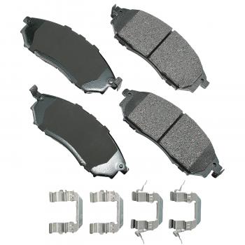 2016 Infiniti QX70 Disc Brake Pad Front Akebono ACT888A image 1 of 1
