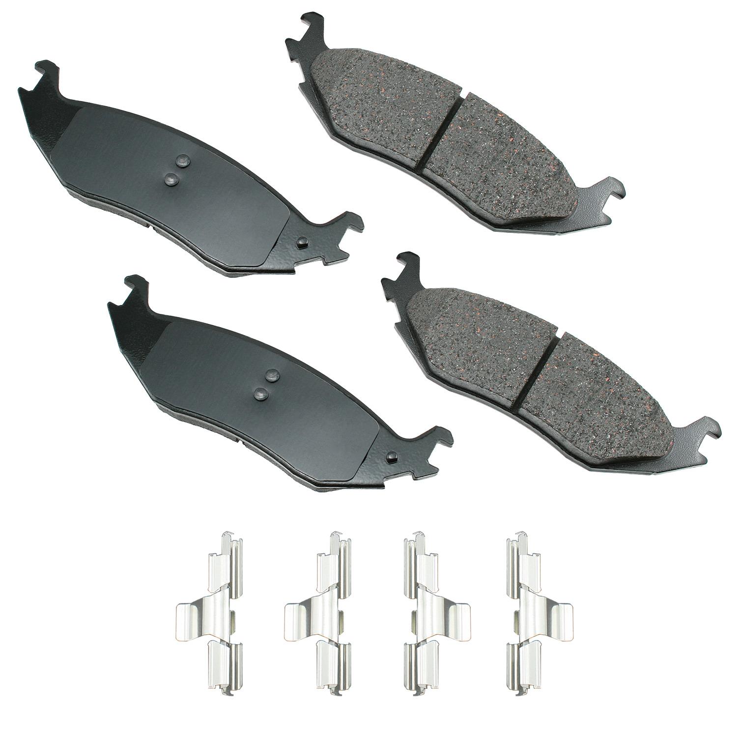 Akebono ACT898 - Disc Brake Pad Akebono ACT898 Disc Brake Pad product image 1 of 1