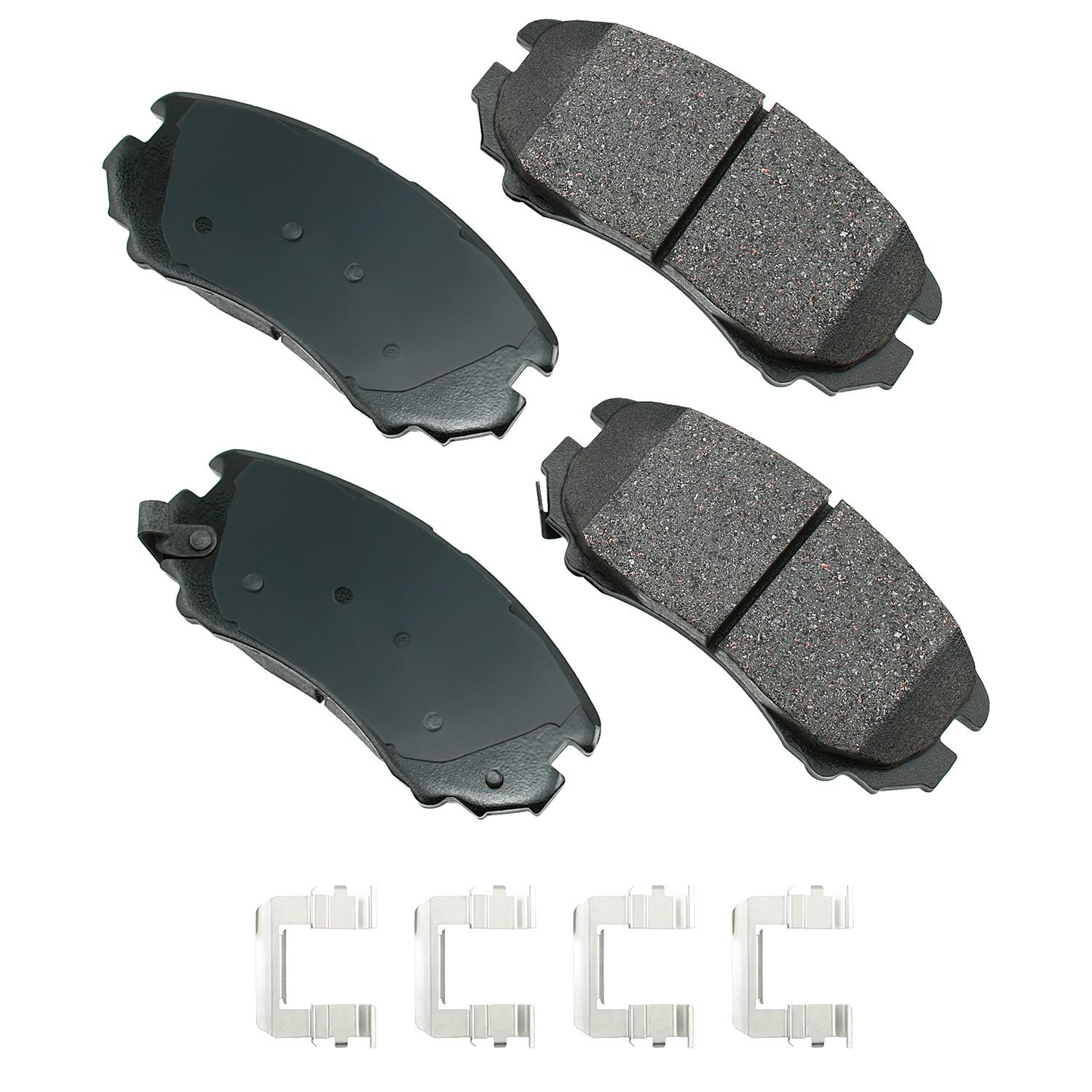 Akebono ACT924A - Disc Brake Pad Akebono ACT924A Disc Brake Pad product image 1 of 1