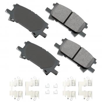 2005 Toyota Highlander Disc Brake Pad Rear Akebono ACT996A image 1 of 1