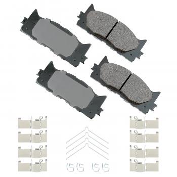 2017 Toyota Avalon Disc Brake Pad Front Akebono ASP1222A image 1 of 1