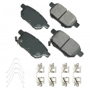 2012 Toyota Yaris Disc Brake Pad Rear Akebono ASP1354B image 1 of 1
