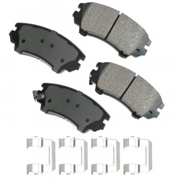 2012 Chevrolet Caprice Disc Brake Pad Front Akebono ASP1404 image 1 of 1