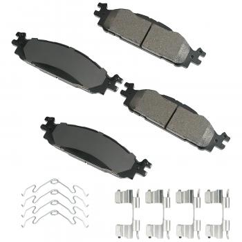 2009 Ford Flex Disc Brake Pad Front Akebono ASP1508A image 1 of 1