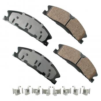 2018 Lincoln MKT Disc Brake Pad Front Akebono ASP1611 image 1 of 1