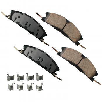 2018 Lincoln MKT Disc Brake Pad Front Akebono ASP1611A image 1 of 1