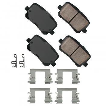 2017 Dodge Charger Disc Brake Pad Rear Akebono ASP1766 image 1 of 1