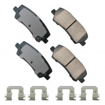 2017 Ford Mustang Disc Brake Pad Rear Akebono ASP1793 image 1 of 1