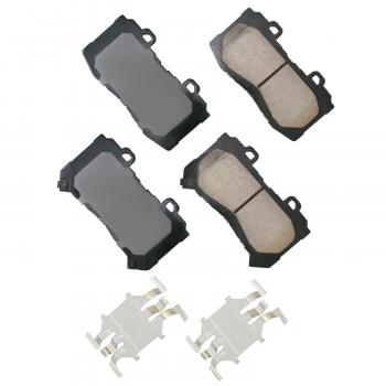 2018 GMC Canyon Disc Brake Pad Front Akebono ASP1802 image 1 of 1