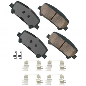 2018 GMC Canyon Disc Brake Pad Rear Akebono ASP1806 image 1 of 1