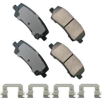 2022 Ford Mustang Disc Brake Pad Rear Akebono ASP1810 image 1 of 1