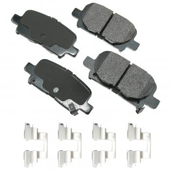 2004 Acura MDX Disc Brake Pad Rear Akebono ASP865A image 1 of 1