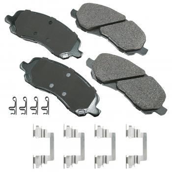 2004 Mitsubishi Outlander Disc Brake Pad Front Akebono ASP866A image 1 of 1