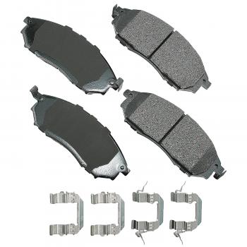 2016 Infiniti QX70 Disc Brake Pad Front Akebono ASP888A image 1 of 1