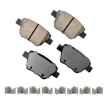 2010 Audi A3 Disc Brake Pad Rear Akebono EUR1456 image 1 of 1