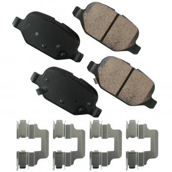 2013 Fiat 500 Disc Brake Pad Rear Akebono EUR1569 image 1 of 1