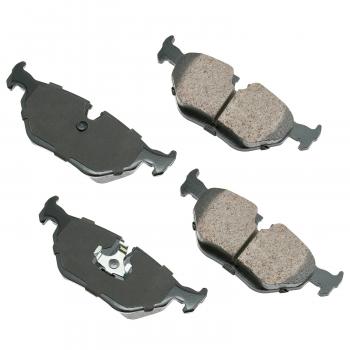 1990 BMW M3 Disc Brake Pad Rear Akebono EUR396A image 1 of 1