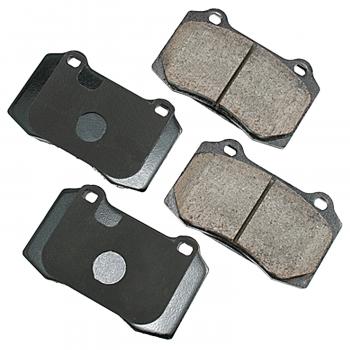 2001 Jaguar Vanden Plas Disc Brake Pad Rear Akebono EUR592 image 1 of 1