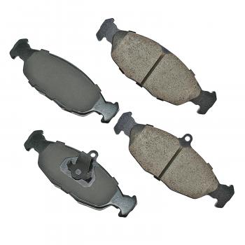 2001 Jaguar Vanden Plas Disc Brake Pad Rear Akebono EUR688A image 1 of 1