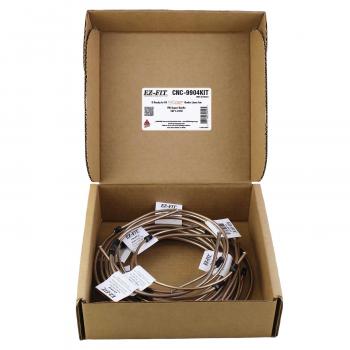 1977 Volkswagen Super Beetle Brake Hydraulic Line Kit Front American Grease Stick (AGS) CNC9904KIT image 1 of 1