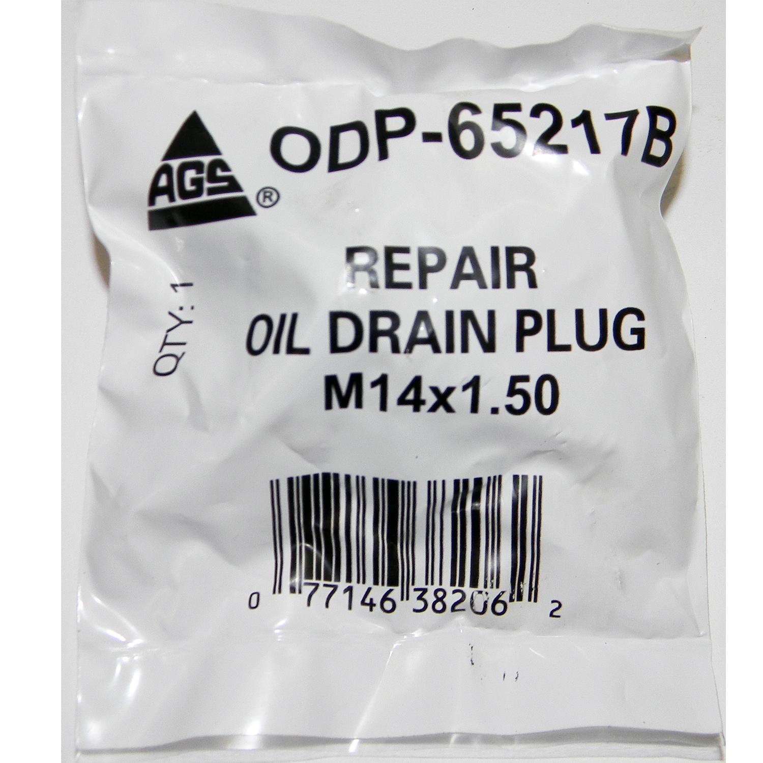 American Grease Stick (AGS) ODP65217B - Engine Oil Drain Plug American Grease Stick (AGS) ODP65217B Engine Oil Drain Plug product image 1 of 2
