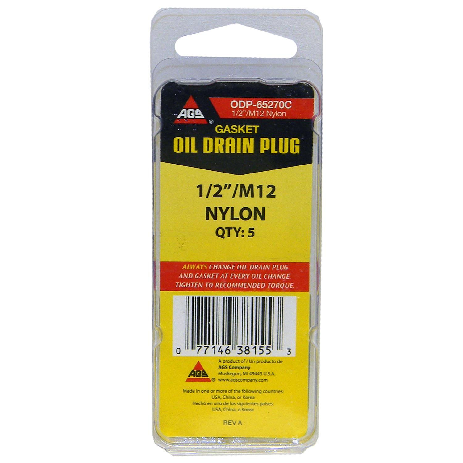 American Grease Stick (AGS) ODP65270C - Engine Oil Drain Plug Gasket American Grease Stick (AGS) ODP65270C Engine Oil Drain Plug Gasket product image 2 of 3