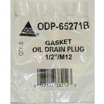 1983 Jeep CJ5 Engine Oil Drain Plug Gasket American Grease Stick (AGS) ODP65271B image 1 of 2