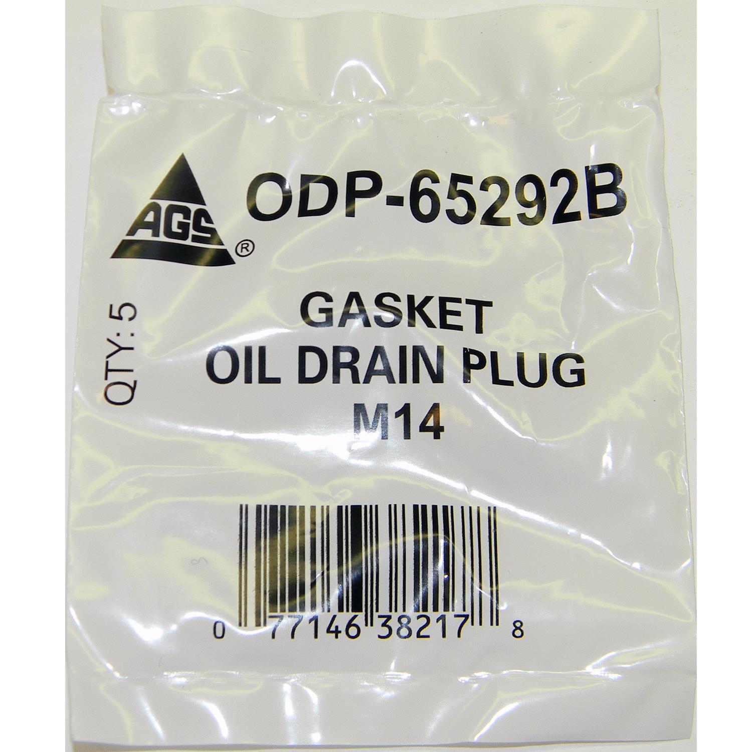 American Grease Stick (AGS) ODP65292B - Engine Oil Drain Plug Gasket American Grease Stick (AGS) ODP65292B Engine Oil Drain Plug Gasket product image 1 of 2