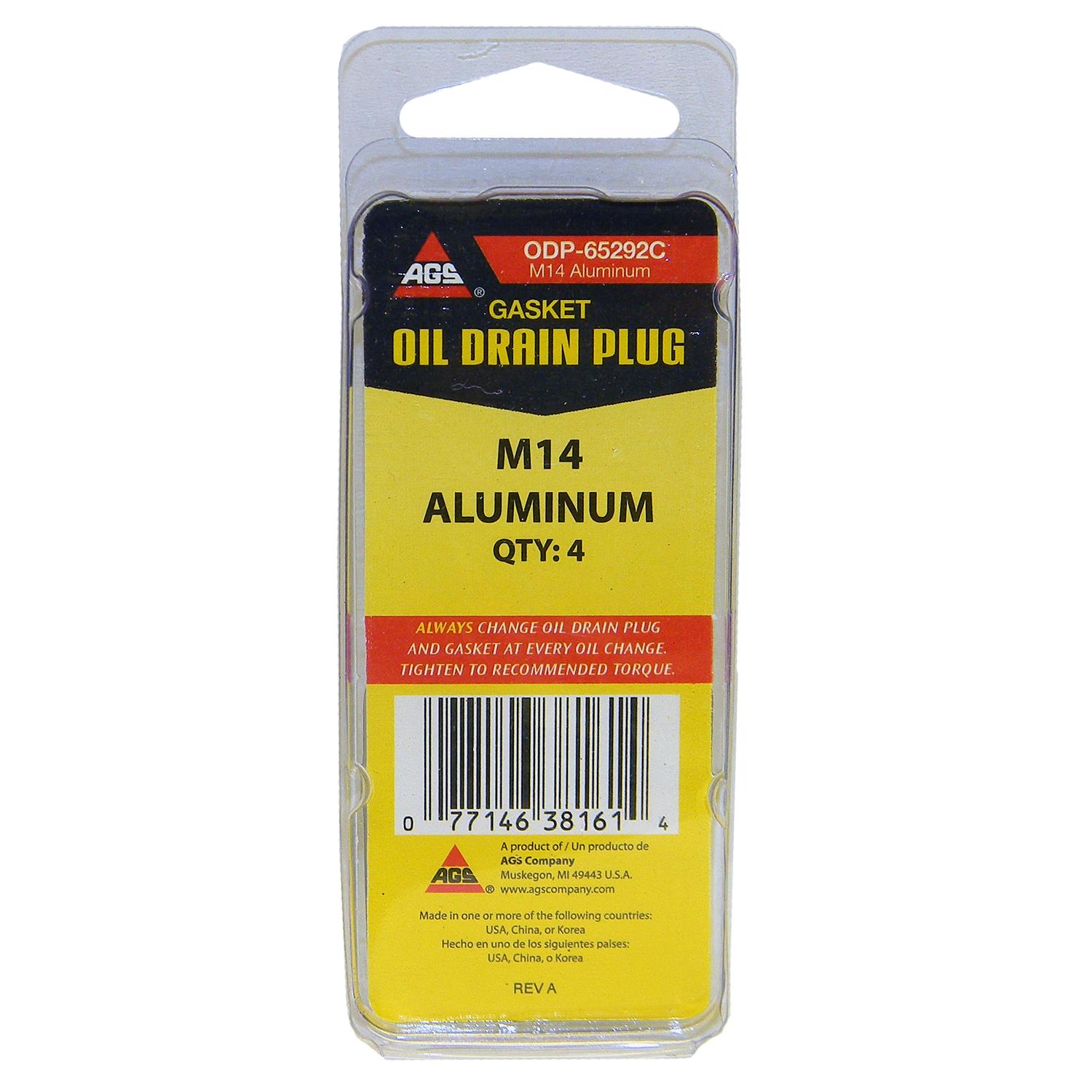 American Grease Stick (AGS) ODP65292C - Engine Oil Drain Plug Gasket American Grease Stick (AGS) ODP65292C Engine Oil Drain Plug Gasket product image 2 of 3