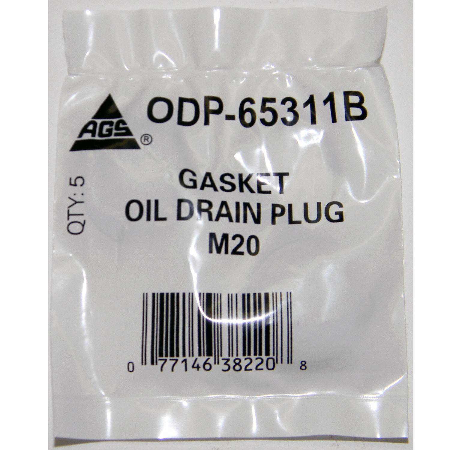 American Grease Stick (AGS) ODP65311B - Engine Oil Drain Plug Gasket American Grease Stick (AGS) ODP65311B Engine Oil Drain Plug Gasket product image 1 of 2
