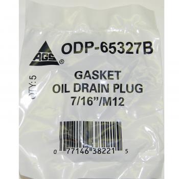 2002 Saturn SL1 Engine Oil Drain Plug Gasket American Grease Stick (AGS) ODP65327B image 1 of 2