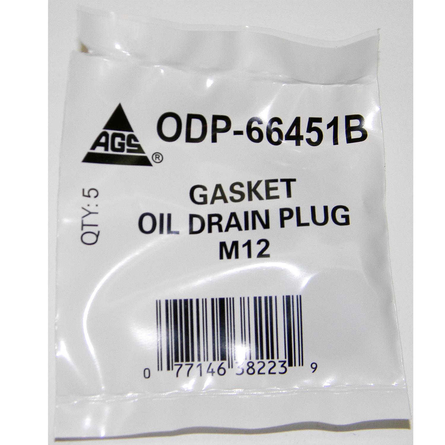 American Grease Stick (AGS) ODP66451B - Engine Oil Drain Plug Gasket American Grease Stick (AGS) ODP66451B Engine Oil Drain Plug Gasket product image 1 of 2
