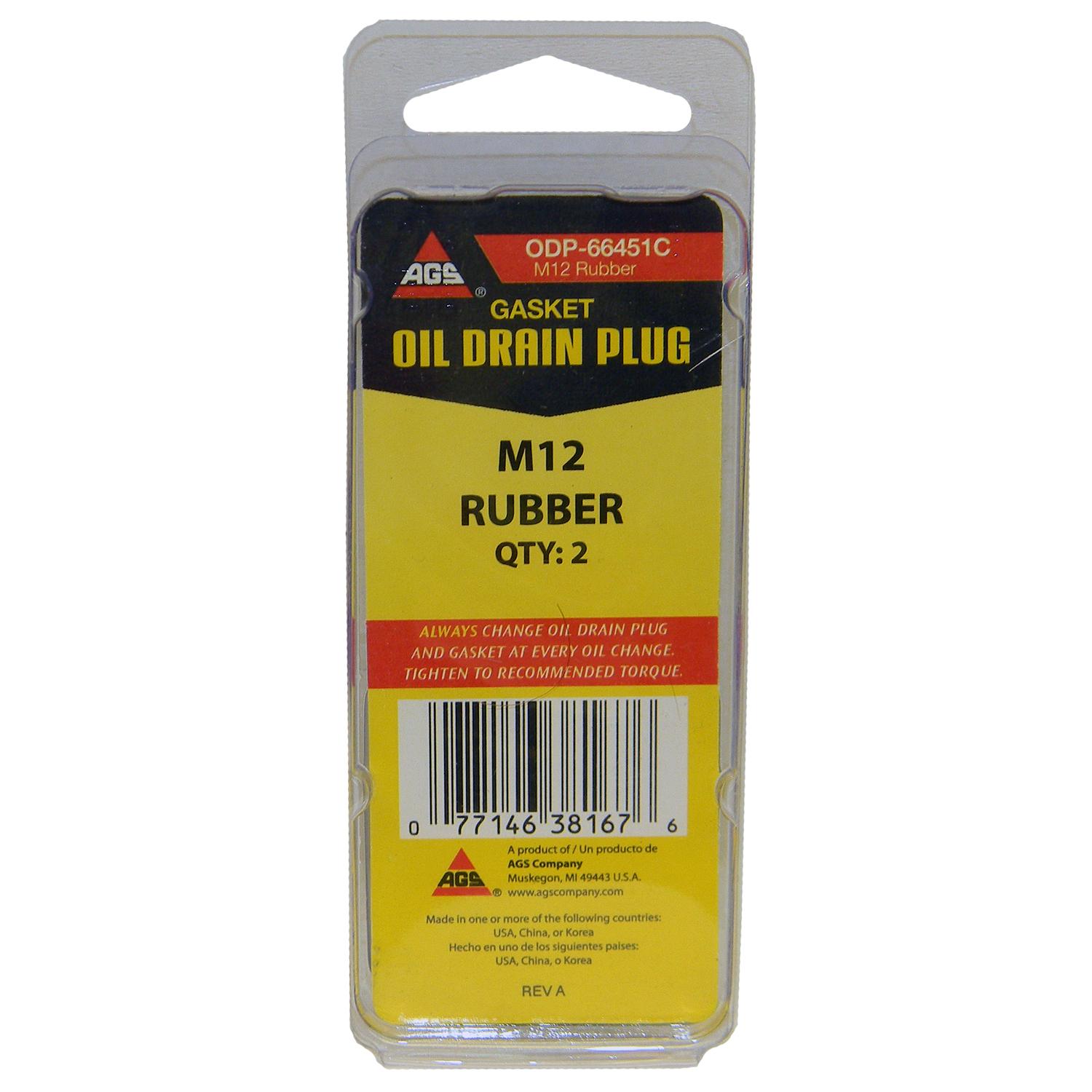 American Grease Stick (AGS) ODP66451C - Engine Oil Drain Plug Gasket American Grease Stick (AGS) ODP66451C Engine Oil Drain Plug Gasket product image 2 of 3