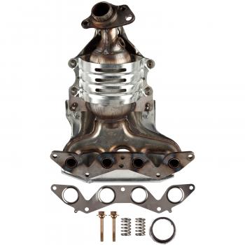 2004 Honda Civic Exhaust Manifold with Integrated Catalytic Converter Front ATP 101304 image 1 of 2