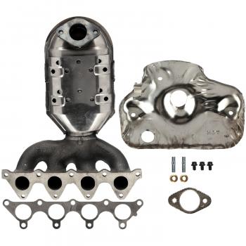 2005 Hyundai Accent Exhaust Manifold with Integrated Catalytic Converter ATP 101384 image 1 of 2