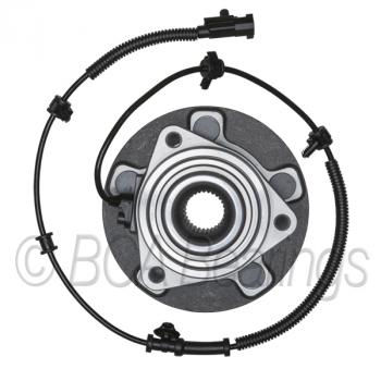 2008 Jeep Commander Wheel Bearing and Hub Assembly Front BCA Bearings WE61159 image 2 of 4